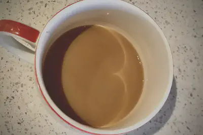 Caustic in a coffee mug